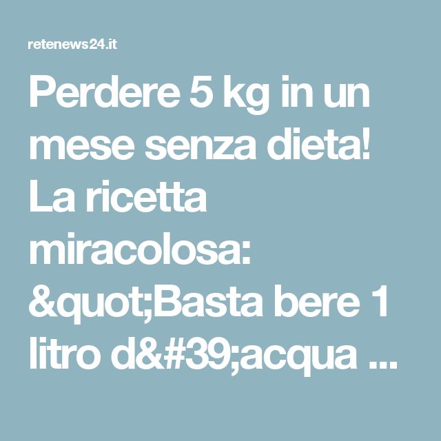 Diete per perdita di peso bystry su 10 kg del menù durante giorni