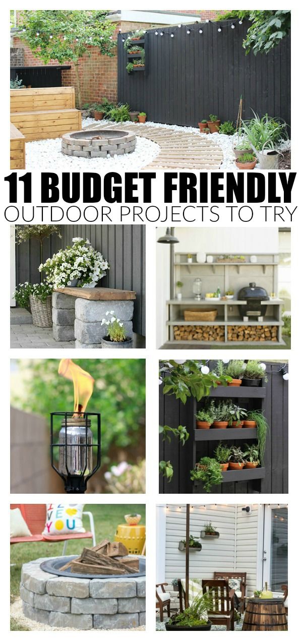 Jul 19, 2020 – 11 awesome BUDGET FRIENDLY outdoor projects to try now! Jul 19, 2020 – 11 awesome BUDGET FRIENDLY outdoor projects to try now!