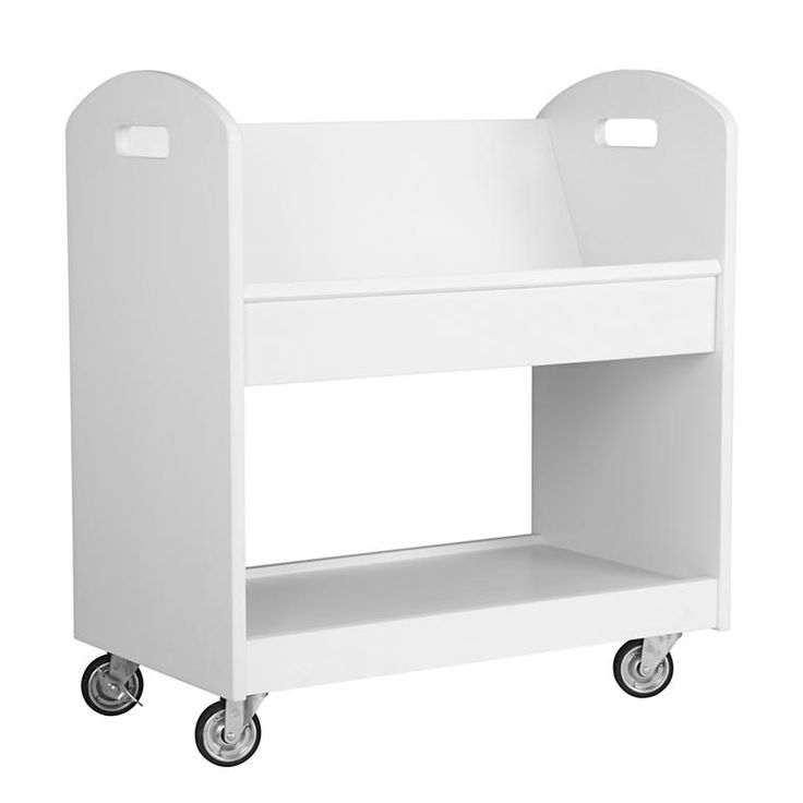 Kids Rolling Navy Book Cart Kids Rolling Navy Book Cart
