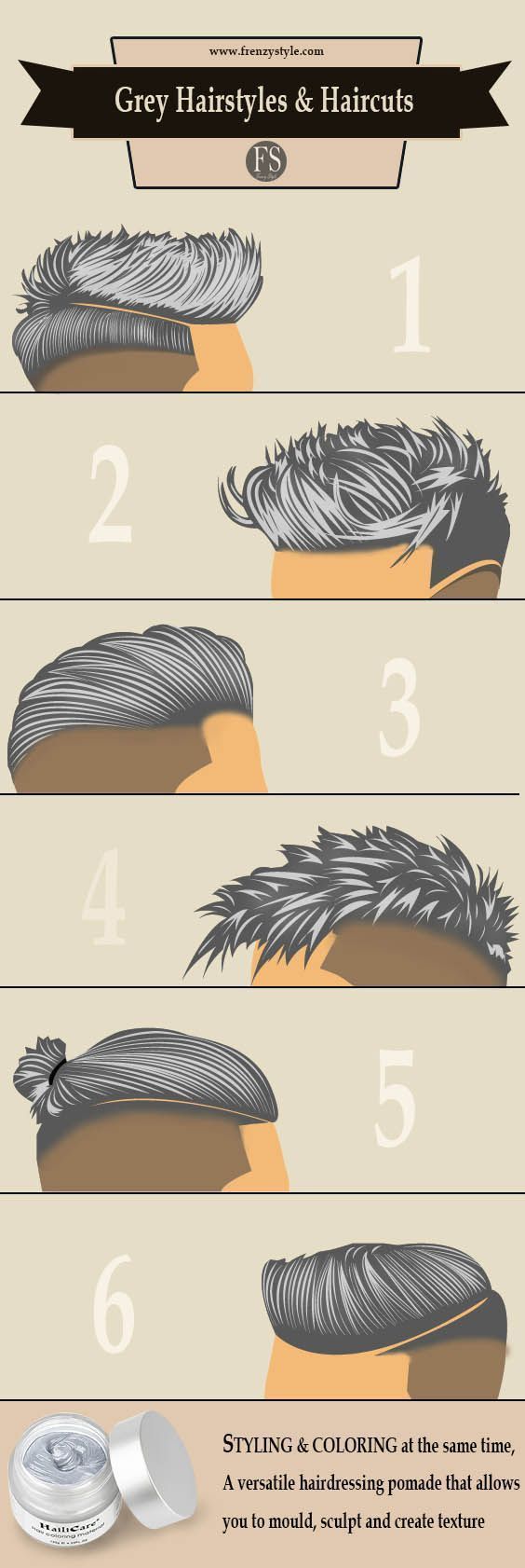 Grey Men Hairstyles & Haircuts – hairdressing po
