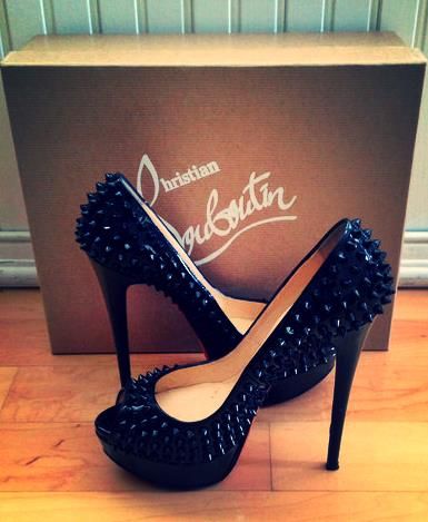 All Black Spiked Shoes All Black Spiked Shoes