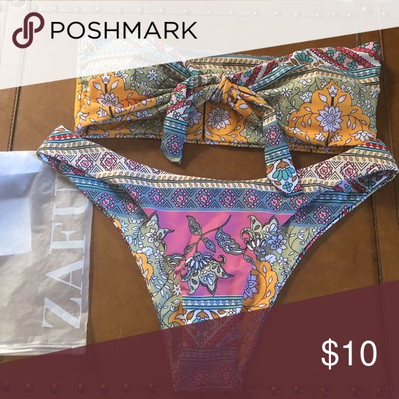 NWT zaful bikini Brand new cute zaful bikini. Was too big on me and can’t retu...