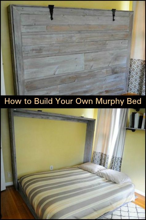 Diy Murphy Bed Headboards Home Remodeling Free Up Floor E In Your Bedroom By Building Own Diy Murphy Bed
