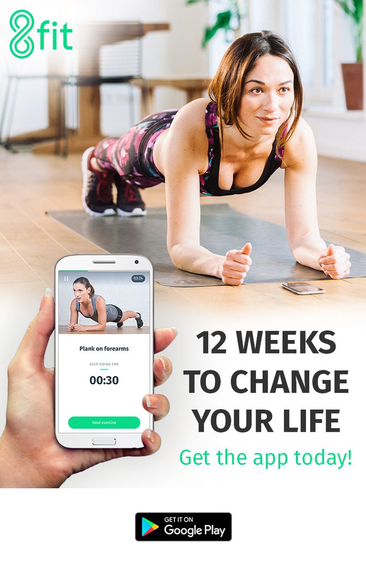 Get the app today & change your life for good. 8fit - Fitness, Nutrition & Personal Trainer for Android & iPhone Get customized workout & meal plans to get fit & healthy. http://go.8fit.com/8fitPinterest