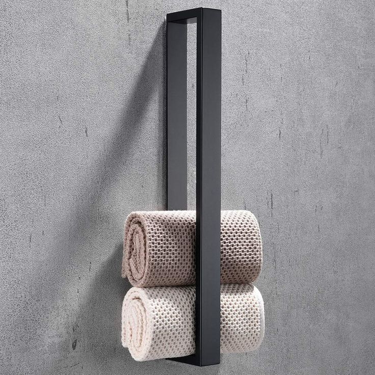 Schön Handtuchhalter Schwarz Selbstklebend