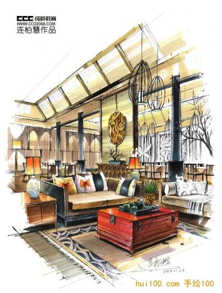 Interior Design Sketches 630 best interior design sketches images on pinterest | interior Interior Design Sketches 630 best interior design sketches images on pinterest | interior