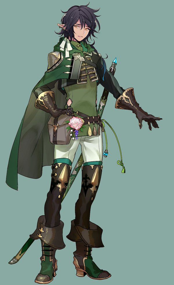 Tan anime characters male