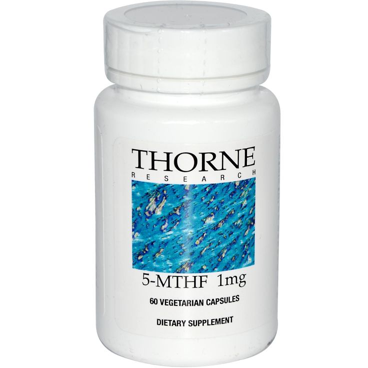 Thorne Research, 5-MTHF, 1 mg, 60 Capsules