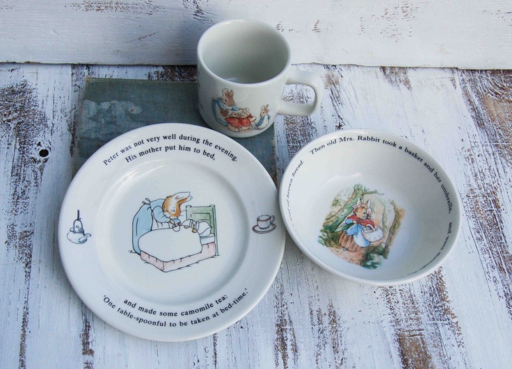 38 Best Super Cute Kitchen Accessories Images On Pinterest Beatrix Potter S Peter Rabbit Mug Plate Bowl Set Wedgwood