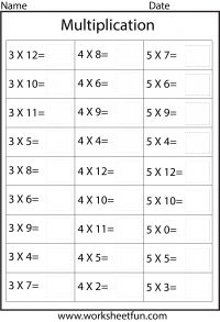 multiplication mixed times tables ten worksheets buget worksheets