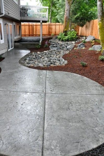 Garden Ideas Concrete Yard best 20+ rock yard ideas on pinterest | yard, rock pathway and Garden Ideas Concrete Yard best 20+ rock yard ideas on pinterest | yard, rock pathway and