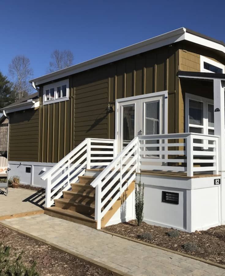 log cabin tiny house for sale