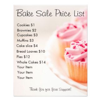 image result for bake sale prices bake sale fundraiser pinterest pricing baked goods for sale