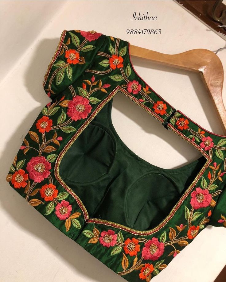 pix Back Neck Saree Blouse Latest Blouse Designs pinterest