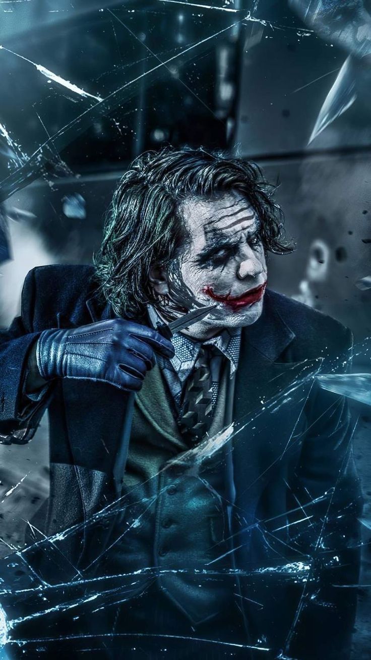 Joker Joaquin Phoenix Art Mobile Wallpaper (iPhone