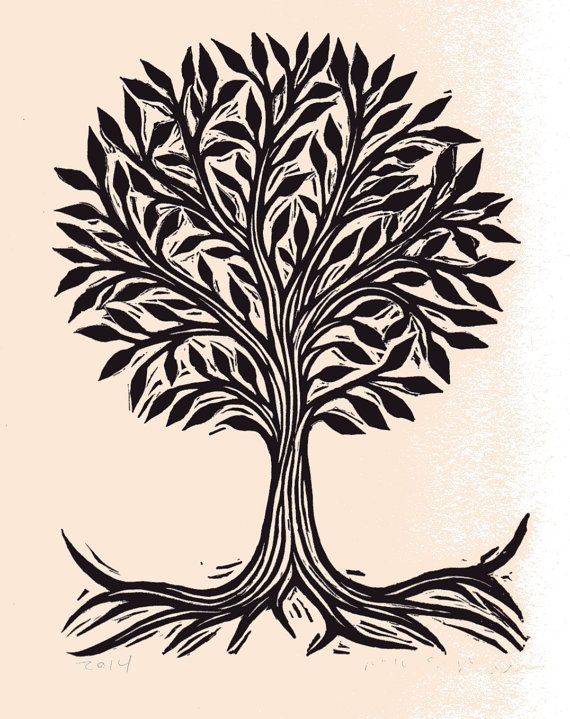 love this print tree