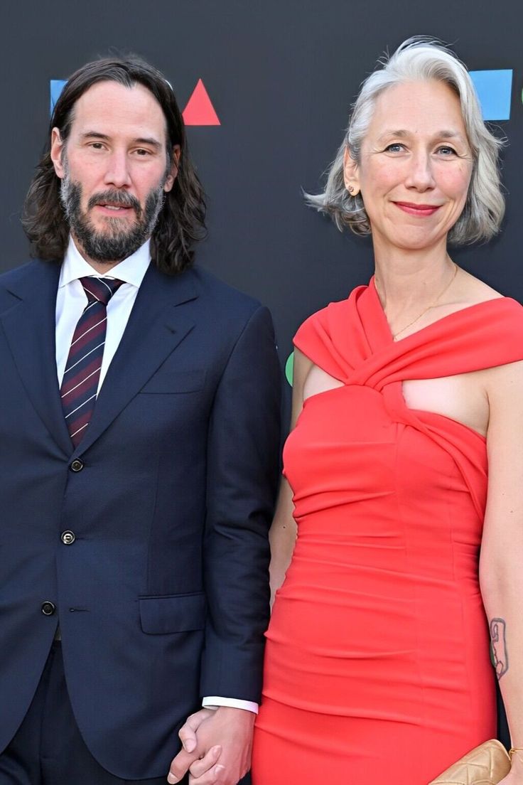 Keanu Reeves With Alexandra Grant Ode To Happiness, Alexandra Grant