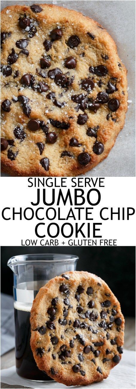 Jumbo Chocolate Chip Cookies Low Carb Jumbo Chocolate Chip Cookies Low Carb