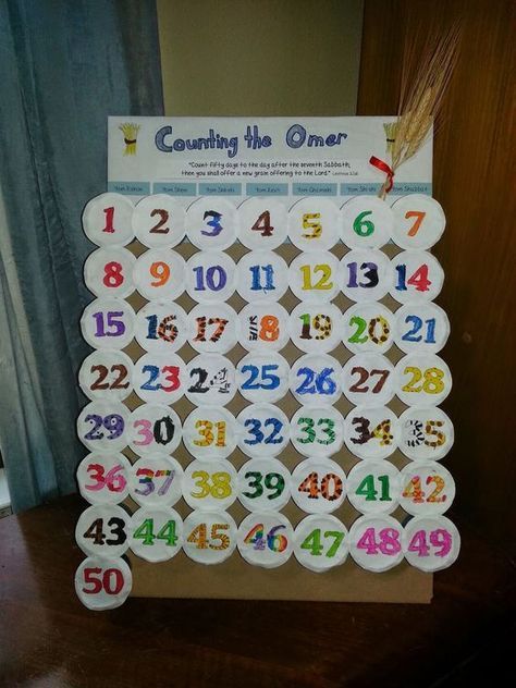 messianic home school counting the omer calendar jewish festival
