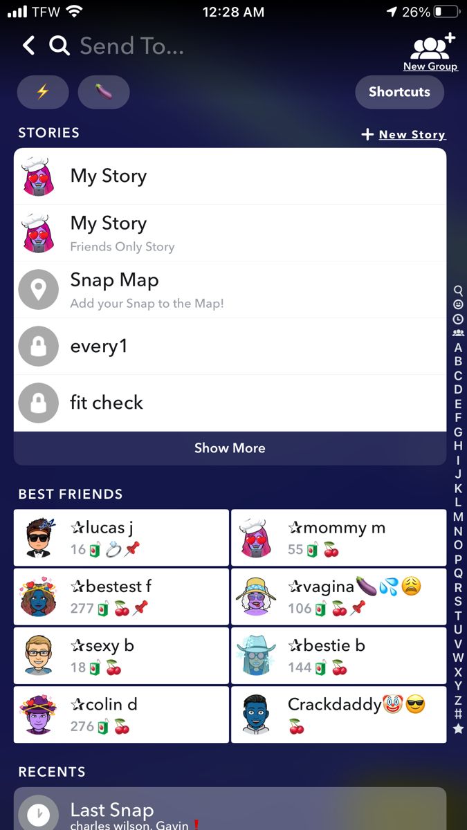 bestfriends list in 2021 | Snapchat names, Snapchat, Bestest