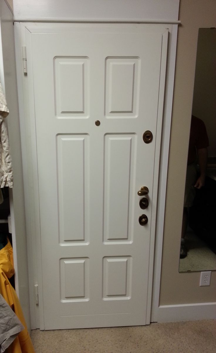 Safe room Closet Steel Security Door, Bathroom to closet ...