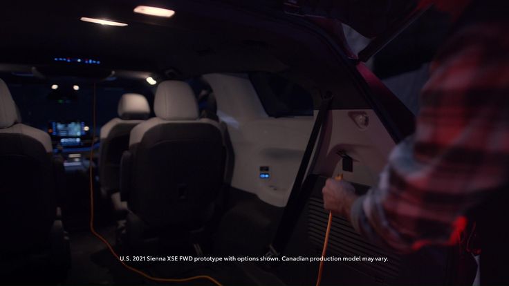 All-New, All-Hybrid Toyota Sienna with available 1500W Power Outlets