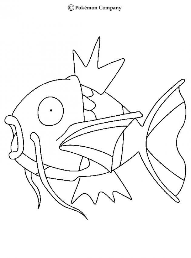 Magikarp Pokemon Coloring Page Do You Like WATER POKEMON Pages Can Print Out This Pagev Or Color It Online With