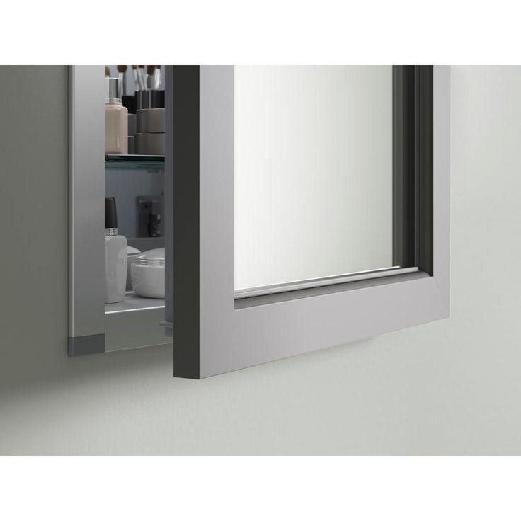 Kohler 15 5 In W X 19 5 In H X 5 In D Aluminum Recessed Medicine Cabinet K Cb Clr1620fs The Home Depot Medicine Cabinet Mirror Recessed Medicine Cabinet Bathroom Medicine Cabinet
