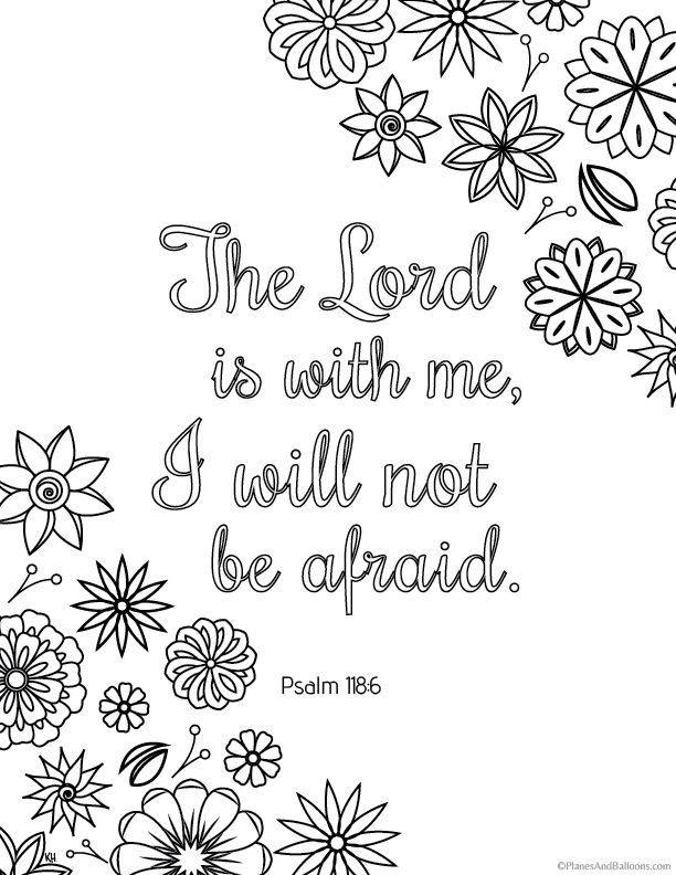Bible verse coloring pages that give you strength to face giants of