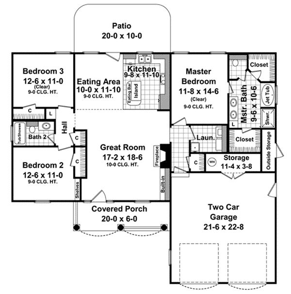 1500 Sq Ft House Plans First Floor Plan Of European Traditional 1500 Sq Ft House Plans First Floor Plan Of European Traditional 59099 Pinterest And Home