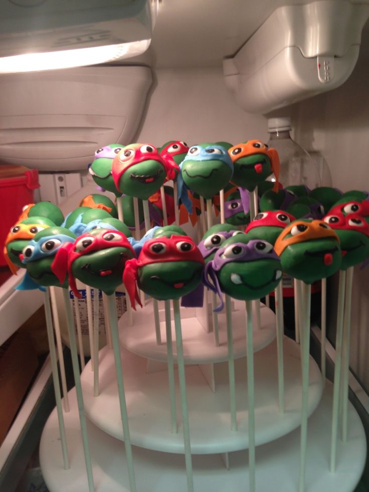Image Of A Ninja Turtle Cake Image Of A Ninja Turtle Cake
