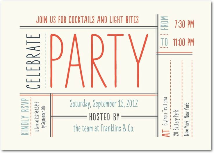 invitation for events