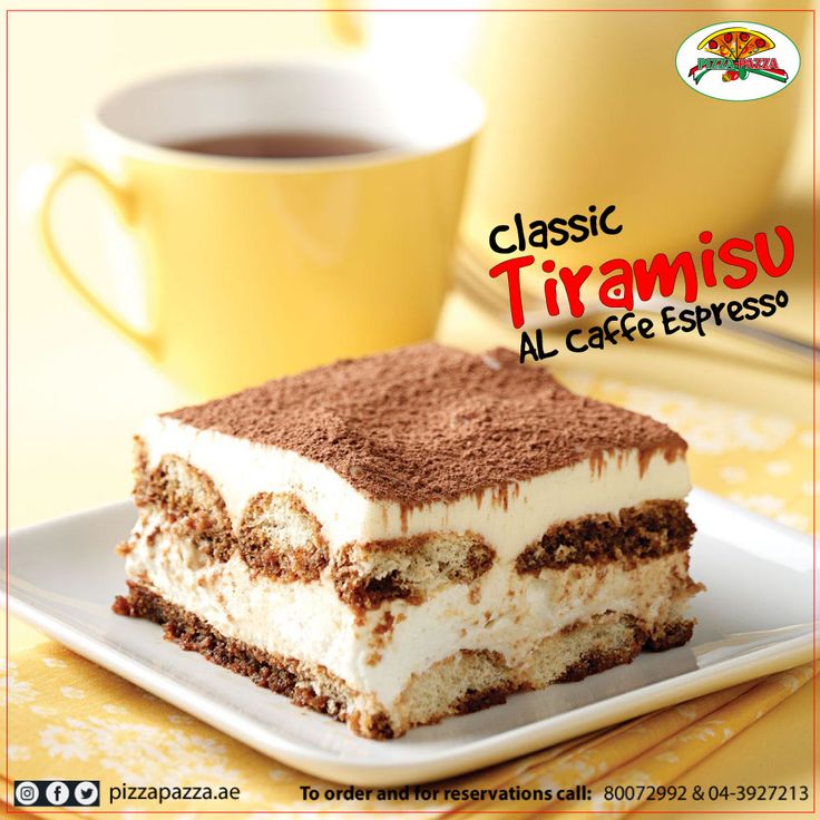 Classico Tiramisu AL Caffe Espresso Pizza Pazza