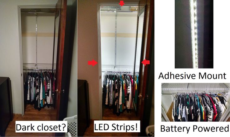 Add Instant And Bright Light To Your Closet Without Drilling Or Running Electrical Wire 1 Use