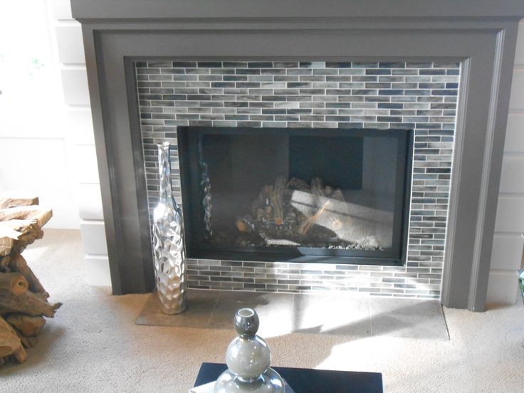 27 Cool Collection Glass Mosaic Fireplace Surround Home Decor And Garden Ideas Tile Mosaic Tile Fireplace, How To Put Backsplash On Fireplace