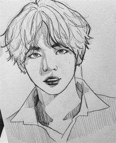Download BTS Drawing Coloring Pages in 2020 | Bts drawings, Kpop drawings, Drawings