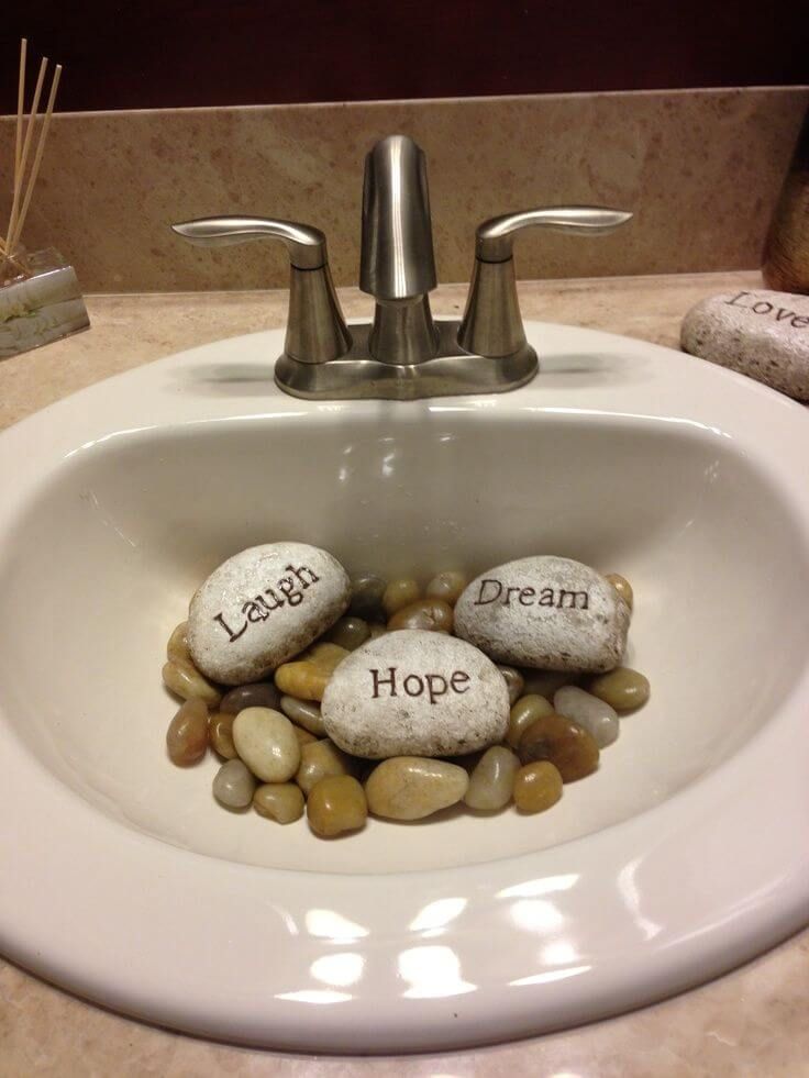 31 Decorating Ideas With Crystals And Stones To Add A Touch Of Glamour Feng Shui Bathroom Spa - Why Put Rocks In The Bathroom Sink 31 Decorating Ideas With Crystals And Stones To Add A Touch Of Glamour Feng Shui Bathroom Spa - Why Put Rocks In The Bathroom Sink