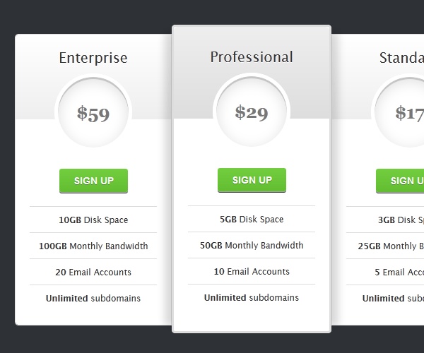 89 best Pricing Table images on Pinterest Pricing table, Design - price chart templates 89 best Pricing Table images on Pinterest Pricing table, Design - price chart templates