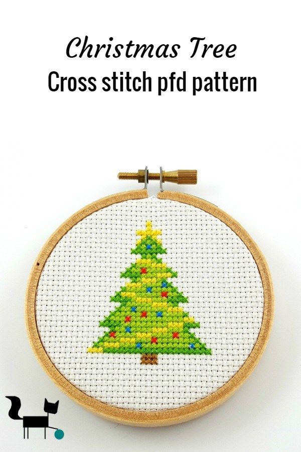 Retro Christmas Reindeer /& Candy Cane DIGITAL Counted Cross-Stitch Pattern Chart