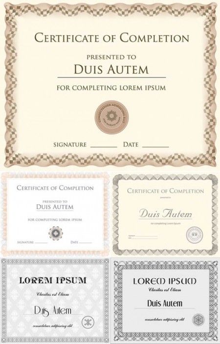 certificate of completion free template