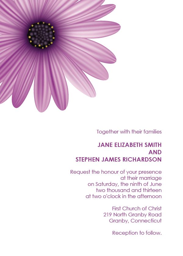 free pdf download fresh daisy wedding invitation template is very