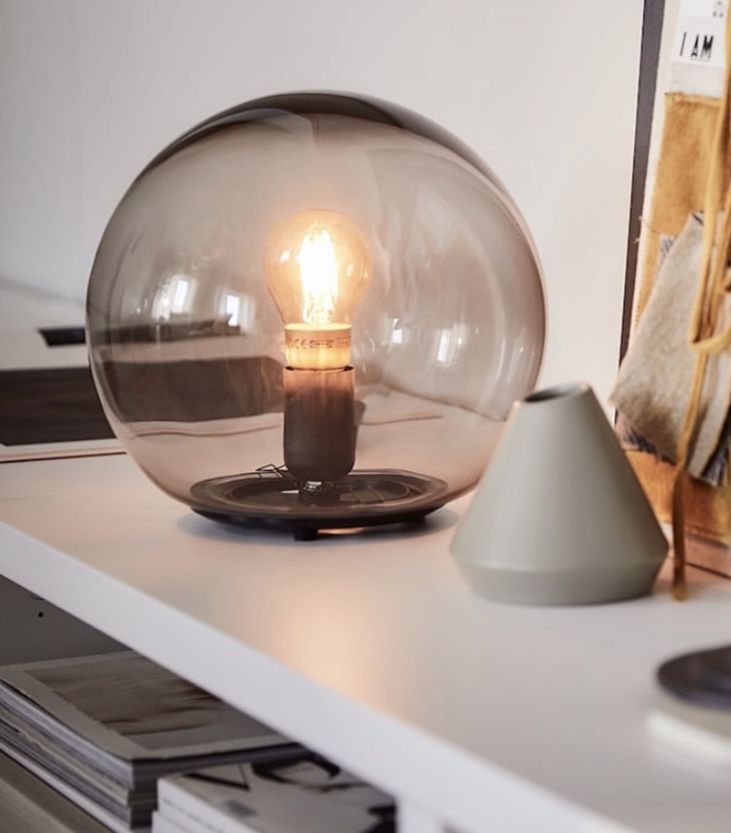 Fado Table Lamp With Led Bulb Gray Height 9 Diameter 10 Ikea In 2021 Fado Table Lamp With Led Bulb Gray, Fado Table Lamp With Led Bulb
