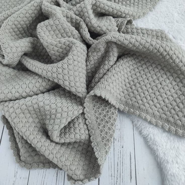 gender neutral baby blanket merino wool Teal baby blanket knit