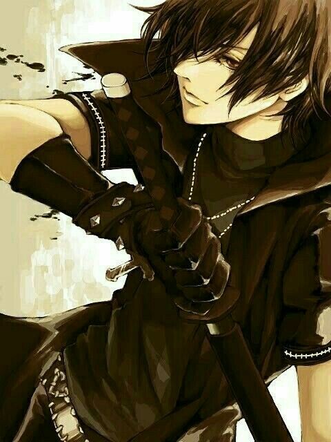 Anime boy with eyepatch