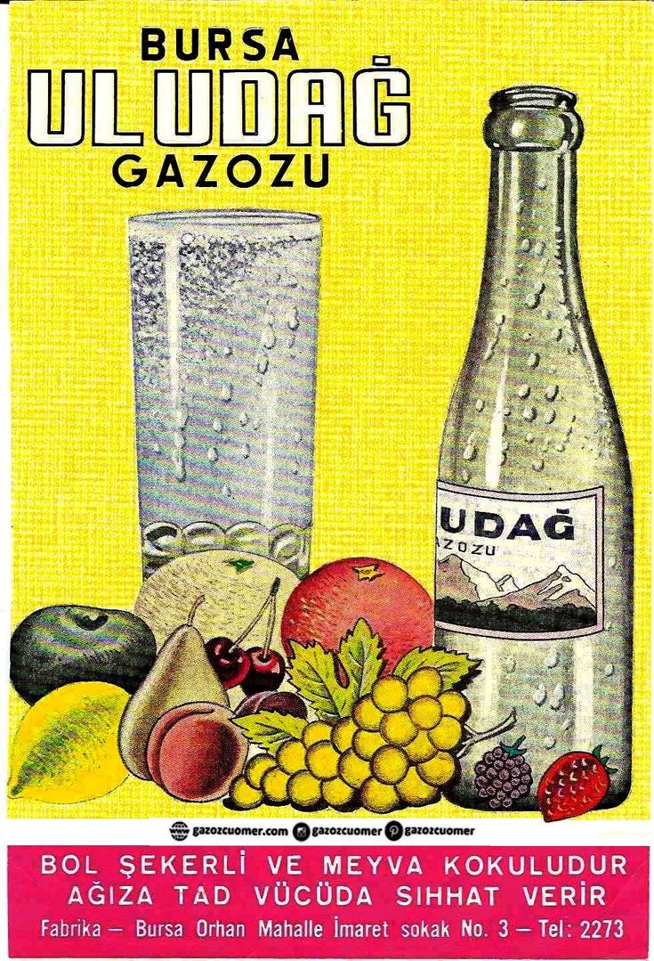 uludag gazozu urunler poster yerler