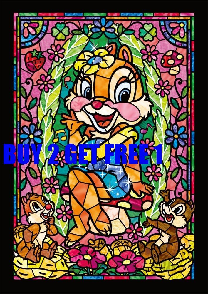 buy 2 get 1 free chip and dale stained glass 038 cross free minnie mouse cross stitch chart