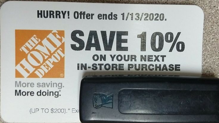 Home Depot 10 off exp 122319 FAST SHIPPING homedepot Home depot Home Depot 10 off exp 122319 FAST SHIPPING homedepot Home depot