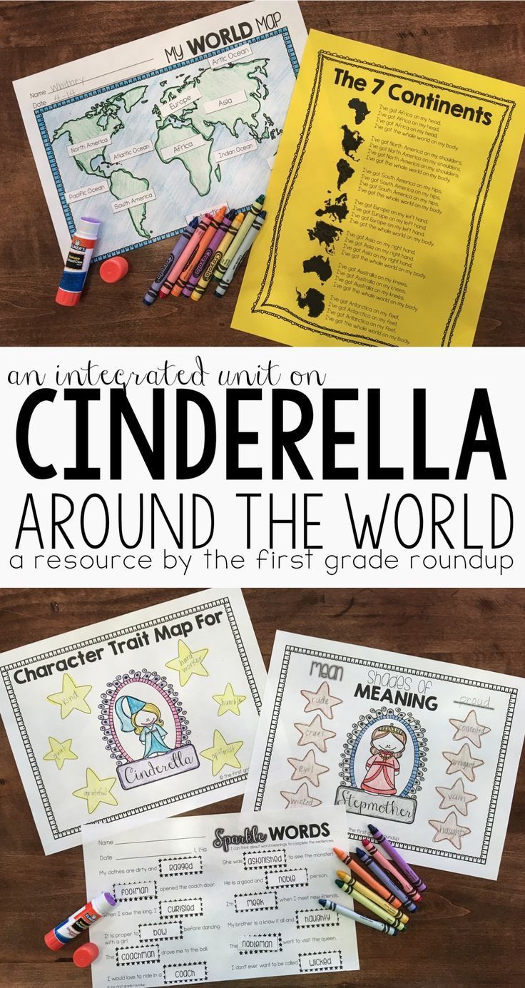 Cinderella Around the World Integrated Unit Social studies activities