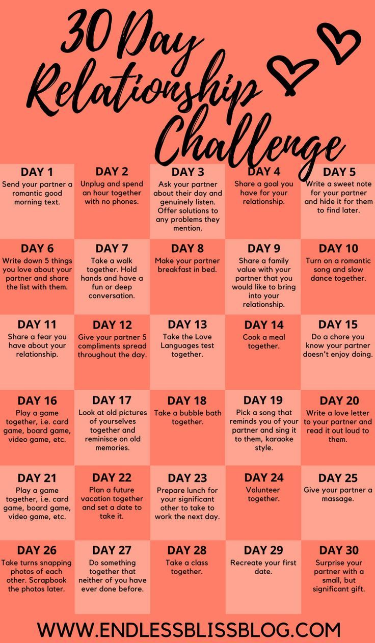30 Day Relationship Challenge Ziele Beziehung Beziehung 30 Day Relationship Challenge Ziele Beziehung Beziehung