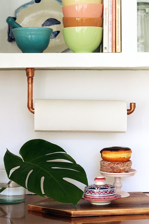 Diy Pinterest Paper Towel Holders And Towels